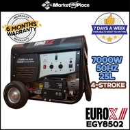 EUROX 7kW  Petrol Generator C/W Electric Start & Wheel EGY8502