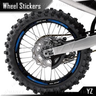 For YAMAHA YZ 125 125X 250 250X 250F 250FX 450F 450FX Reflective Motorcycle Accessories Wheel Sticke