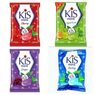 PERMEN KIS MINT 125 GRAM CHERRY BARLEY GRAPE APPLE 1 PACK ISI 50 BUTIR UNGU BIRU HIJAU MERAH CEMILAN