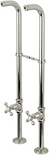 Kingston Brass CC266S6AX Kingston Freestanding Supply Line with Stop Valve and Handle, 28" x 7" (L) 