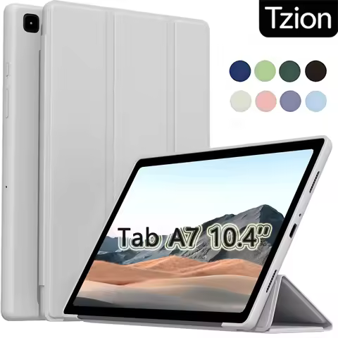 For Samsung Galaxy Tab A7 10.4 2020 2022 SM-T500 SM-T505 T503 T507 T509 Flip Stand Cover Soft Silico