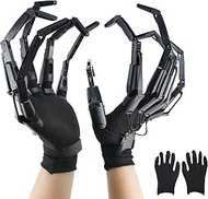 Articulated Fingers, Halloween Articulated Finger Extensions with Gloves, 3D Claw Hands Scary Skelet