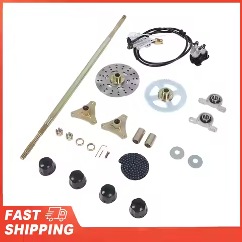 29in Go Disc Brake Calipers Kit Enhance Stability Sturdy Smooth Driving Go Kart Rear Live Axle Kit f