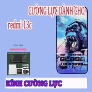 Tempered glass for blue Xiaomi redmi 13c (o67)