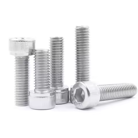 304 DIN912 M4x 6 8 10 12 16 20 25 30 MM Stainless Steel Hexagon Hex Socket Head Cap Allen Bolt Screw