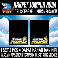 Kepet Lumpur Truck Engkel 1 Set Kanan Kiri