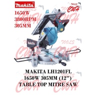 MAKITA LH1201FL 1650W 305MM (12") TABLE TOP MITER SAW MITRE SAW WOOD CUTTER LH1201