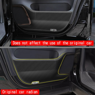 For Alphard 40 Series Soft Carbon Fiber Car Front Door Anti-Kick Panel Cover Decoration Sticker Car