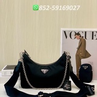 🔥全新閒置✨全港最平 ‼️ 正品 任驗 ‼️ Prada Re-Edition 2005 Re-Nylon bag Black 1BH204_R064_F0002_V_V9L 手袋 黑色 三合一 斜孭