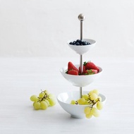 德國KAHLA-純白餐飲系列-9/13/16cm三層點心碗架組