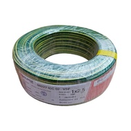 Ground-4mm-6m กราวด์ เขียว-เหลือง 4.0 mm2 S.SUPER