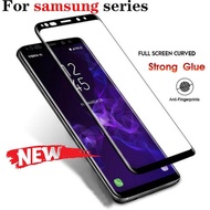 ฝาครอบเต็มขอบกระจกเทมเปอร์สำหรับSamsung Galaxy S6 S7 S8 S9 Edge Plus Note 20 Ultraปกป้องหน้าจอสำหรับSamsung Galaxy Note S 6 7 8 9 20 s22 Ultra 20 Ultra Protectorฟิล์ม3D