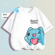 Bugcat Capoo Printed Tshirt For Kids | Ready Stock | Tshirt Budak Lelaki | 100% Cotton | Premium | S