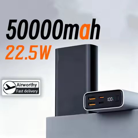 30000mAh Large Capacity Powerbank Fast Charging Portable Charger External Battery For IPhone Xiaomi 