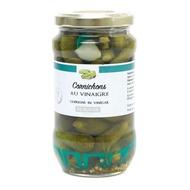 BEAUFOR - Pickled Cucumbers, Cornichons au Vinaigre, Gherkins in Vinegar (190g)