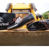 [READY STOCKS] LOAFER TIMBERLAND BLACK GUMSOLE UNISEX SHOES NEW