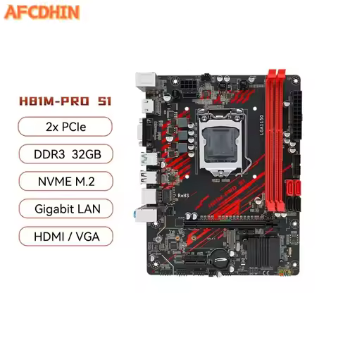MACHINIST H81M-PRO S1 motherboard DDR3 LGA 1150 Support M.2