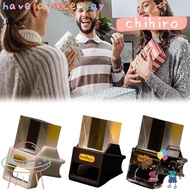 CHIHIRO Smart Clock,  Hologram Cube Display Lectronic Album Smart Weather Station, Creative Gift USB