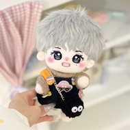 Original 20cm BTS Cotton Doll Kim Taehyung BTS Plush Doll Idol Stuffed Toy Send birth certificate