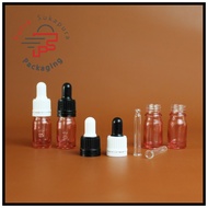 5ml pink glass pipette bottle 5ml serum bottle 5ml dropper bottleRing seal