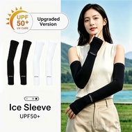 NEW UPF 50+ Unisex UV Protection Ice Arm Sleeve Sunscreen Arm Guard Cycling Outdoor Sport Sleeves