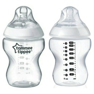TOMMEE TIPPEE BOTTLE FEEDING || CLOSER TO NATURE || CLEAR || 9oz || 260ml
