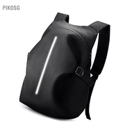 pikosg doorslay Motorcycle Helmet Backpack 45L Large Capacity Rainproof Nylon for Men with Reflectiv