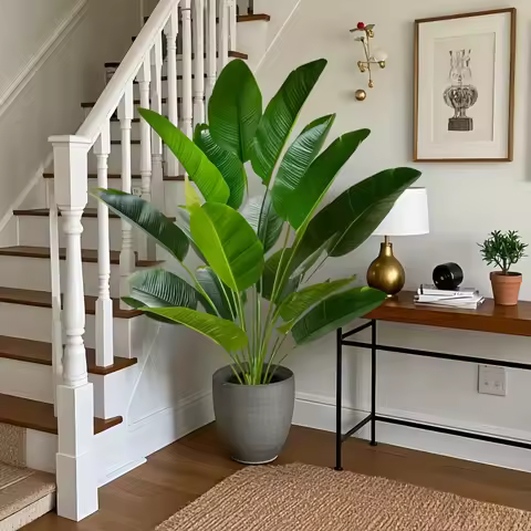 Artificial tropical banana plant - indoor and outdoor decoration, balcony and living room decoration