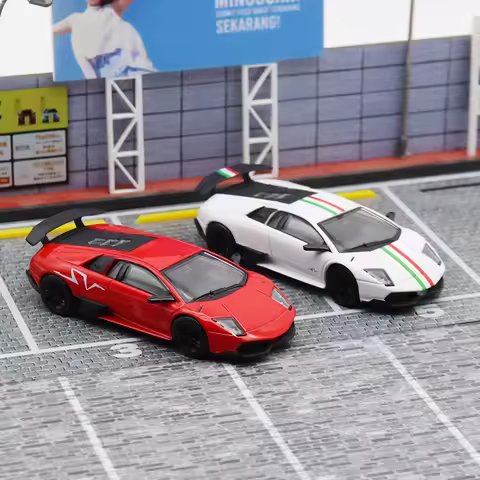 MaxWell HRM 1:64 Bat LP670-4SV Simulated Opening Lid Alloy Car Model