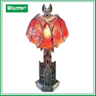 Gothic Cathedral Architecture Lamp Dark Aesthetic Decor Gothic Bat Wings Night Light Lamp for Hallow
