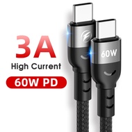 FONKEN PD 60W Fast Charger Cable Type C Cable USB C Data Cable