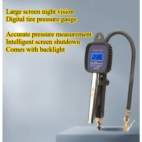 Tire Pressure Gauge Tire Inflation Gauge High-precision Electronic Digital Display Tire Pressure Gun
