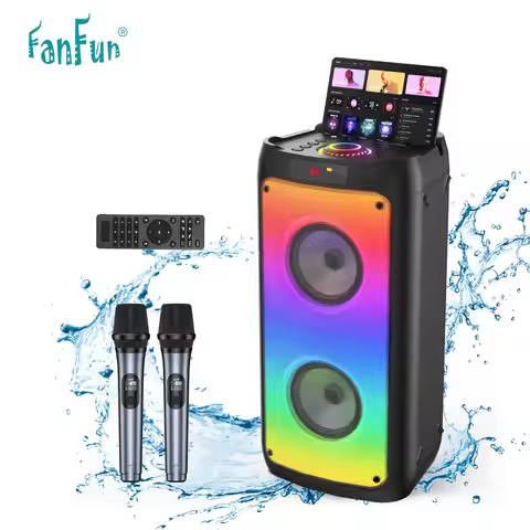 JYX T10 Party Tragbare Bluetooth-Lautsprecher Karaoke-Maschine (für Holiday Party，TWS)