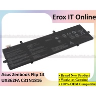 Asus Zenbook Flip 13 UX362 Q326FA-BI7T13 UX362FA Q326FA Series C31POJ1 3ICP5-70-81 C31N1816 Laptop B