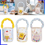 Fenteer2 Women's Bucket Bag - Flannel Canvas with Snap Closure for Commuting & Travel