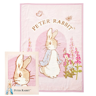 【A8 奇哥】Peter Rabbit 恬雅比得兔幼兒毛毯禮盒(兩色)-粉色