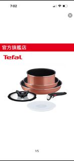 Tefal 靈巧疊疊鑊易潔廚具6件裝