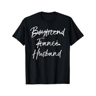 [ Not Boyfriend Fiance Husband T-Shirt] Grooms Wedding Gift Not Boyfriend Fiance Marked Out Husband