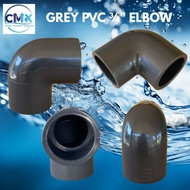 CMX PVC GRAY PIPE FITTINGS ELBOW 3/4