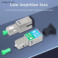 ViegoZoe 1Pc APC Male To UPC Female Optical Fiber Adapter 0dB Attenuator 1200NM 1600NM Mutual Conver