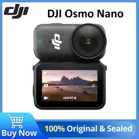 DJI Osmo Nano Standard Combo 64GB 128GB Small 4K/60fps Vlogging Camera 1/1.3'' Sensor 143° Wide FOV 