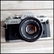#Bekas! Kamera Analog Canon AE-1 Kit Lensa Canon FD 50mm
