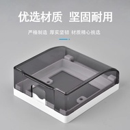 [Store Manager Recommended] 86 Type concealed socket waterproof box screw Type Household Bathroom To