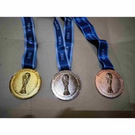 FIFA 2014 World Cup Gold & Silver Bronze Medal Football Soccer