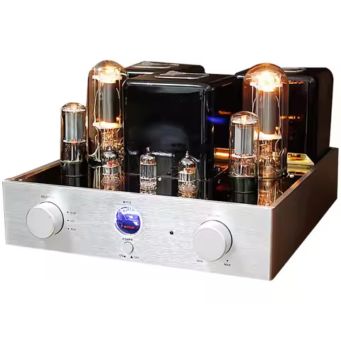 Sunbuck high power 22W+22W 2.0 channel 6P3P 12AU7 845 single-ended Class A Tube Amplifier With remot