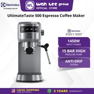 Electrolux 1L UltimateTaste 500 15 Bar Espresso coffee maker Coffee Machine - E5EC1-50ST WAH LEE STO