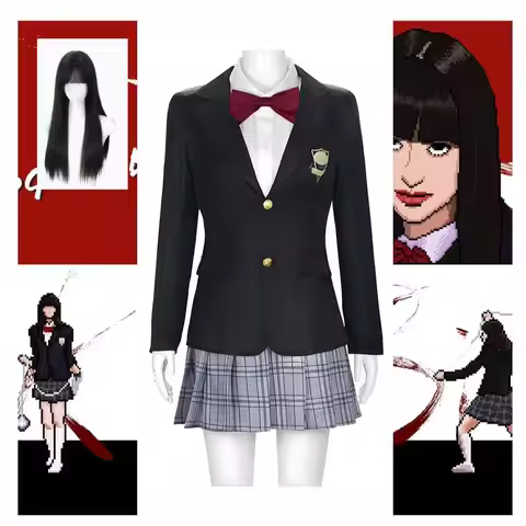 Gogo Yubari Cosplay Kill Bill Outfit, Japanese School Uniform Style Halloween Costume for Role-Play