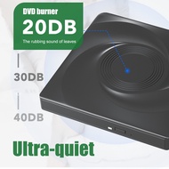 Portable Optical Drive Players Readers USB 3.0 Type-C Slim DVD CD Player Enclosure Plug and Play for