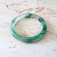 Journal-碧螺春 天然非洲翠(石英岩玉)正冰白冰辣綠飄花平安手鐲