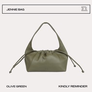 Kindlyreminder-รุ่น Jennie Bag (10นิ้ว) กระเป๋าหนัง Vegan Leather